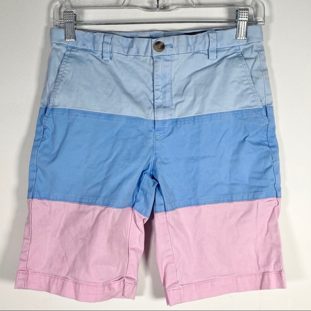 Vineyard Vines Boy’s Size 16 Cotton Blend Pieced Stretch Breaker Shorts